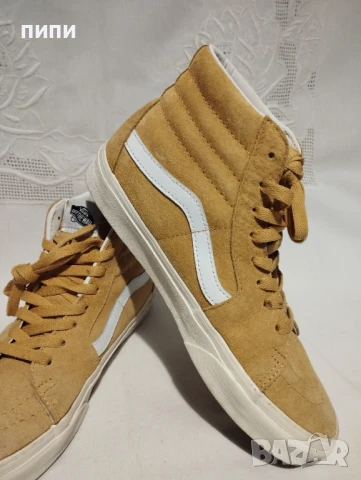 VANS ЕСТЕСТВЕНА КОЖА дамски спортни кецове, снимка 7 - Кецове - 50650571