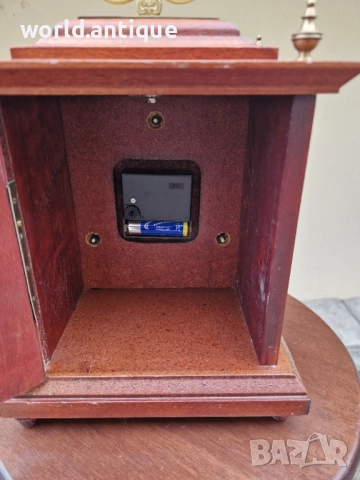 Страхотен антикварен немски каминен часовник Legend , снимка 8 - Антикварни и старинни предмети - 52266286