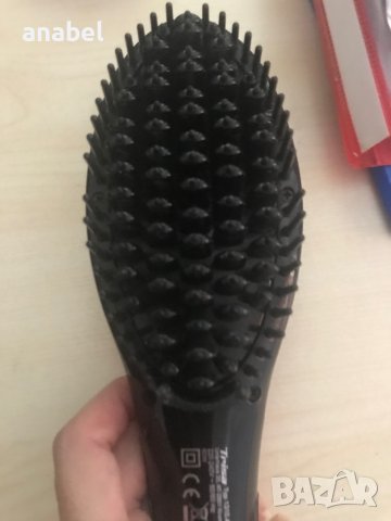 Smooth Ceramic електрическа четка за изправяне на коса на Trisa, снимка 11 - Маши за коса - 41473682