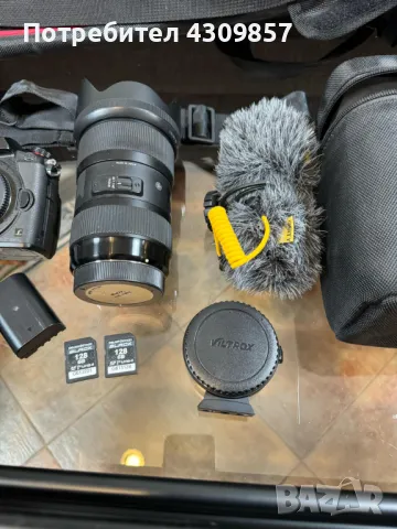 Panasonic Lumix GH5s + Раница Thule + 2 SD карти за 4К, снимка 7 - Фотоапарати - 48092726