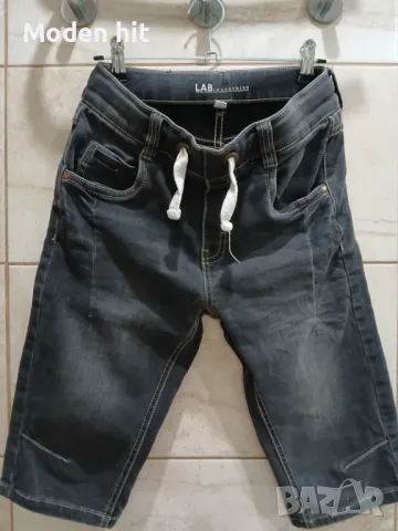 LAB къси дънови панталонки за момче размер 146/152 см. /11-12 г./