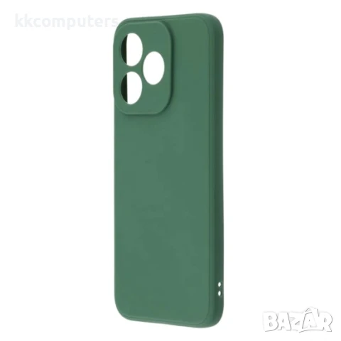 Силиконов кейс iPaky матиран, За Honor 400, Тъмнозелен и Протектор, снимка 2 - Калъфи, кейсове - 50696886