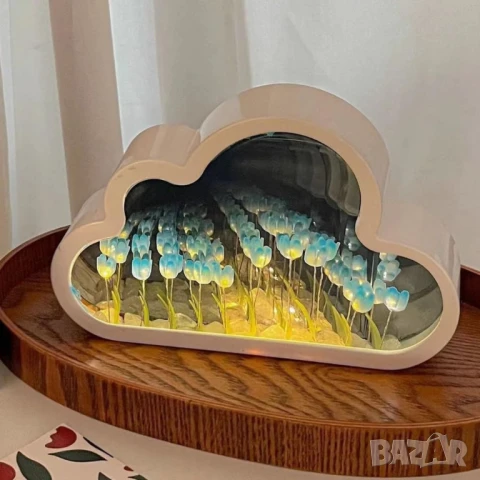 Магическа нощна лампа с огледален ефект 2 в 1, снимка 5 - Други стоки за дома - 51063394
