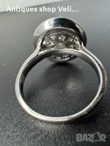 Сребърен пръстен с циркони №7094, снимка 4 - Пръстени - 50791986