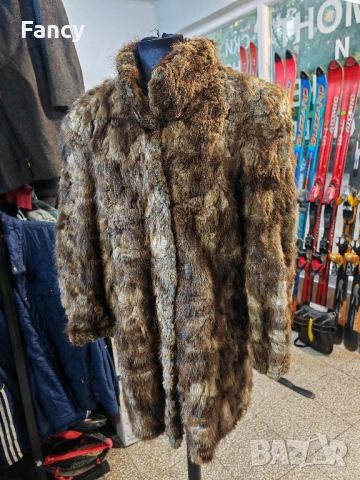 Палто естествен косъм , снимка 4 - Палта, манта - 51930430