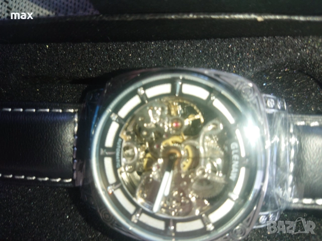 Механичен, самонавивен ,водоустойчив часовник time corridor glenaw, снимка 2 - Мъжки - 52244891