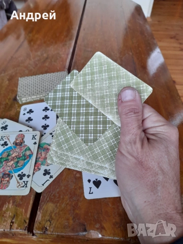 Стари карти за игра #19, снимка 4 - Карти за игра - 53574327
