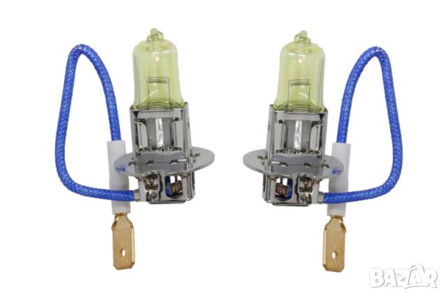 M-TECH халогенни крушки H1 H3 H4 H7 жълта светлина 3200К, снимка 4 - Аксесоари и консумативи - 32858435