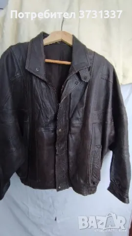 кожено мъжко яке, снимка 1
