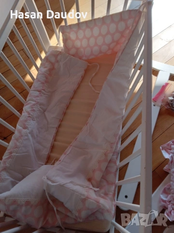 Бебешко легло-люлка, балдахин и обиколник, снимка 8 - Кошарки - 53580441