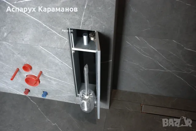 Скрита тоалетна четка за вграждане, снимка 8 - Други стоки за дома - 46735573