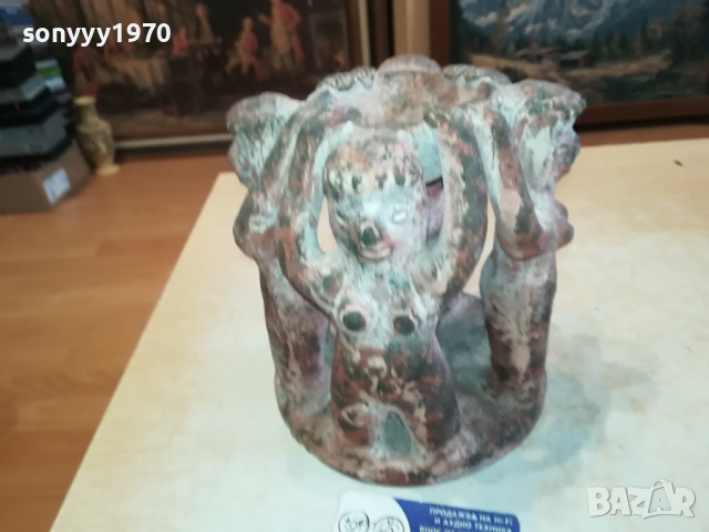 ФИГУРИ НА ЖЕНИ-18Х18СМ-АНТИКА КЕРАМИКА ОТ ГЕРМАНИЯ  1503241921, снимка 8 - Антикварни и старинни предмети - 44782127