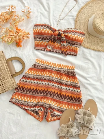 Дамски летен комплект плетиво