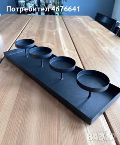 Голям свещник ковано желязо