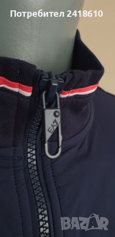 Emporio Armani EA7 Full Zip Mens Size S НОВО! ОРИГИНАЛ! Мъжко Горнище!, снимка 5 - Спортни дрехи, екипи - 42432932