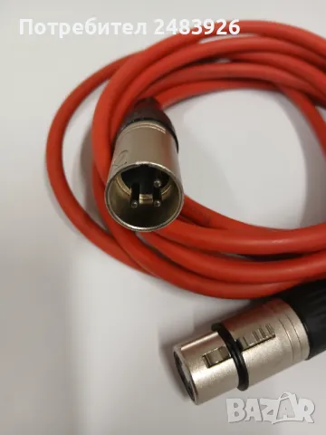 Микрофонен кабел Focusrite  канон – канон , снимка 2 - Микрофони - 48830351