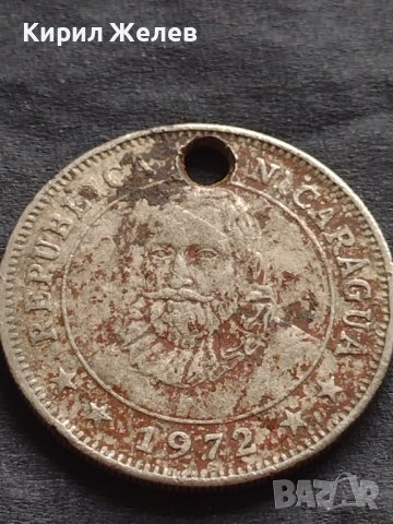 Рядка монета 1 кордоба 1972г. Никарагуа УНИКАТ за КОЛЕКЦИОНЕРИ 4109, снимка 5 - Нумизматика и бонистика - 42686851