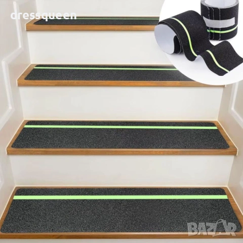 4857 Противоплъзгащи ленти за стъпала с фосфоресциращ елемент и силна абразия