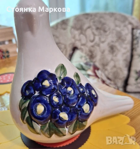 Порцеланово птиче на Роза Люнг, снимка 4 - Статуетки - 50458496