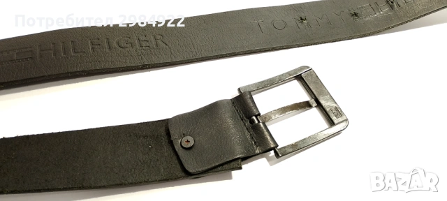 Кожен колан TOMMY HILFIGER Естествена кожа оригинал, снимка 6 - Колани - 53436455