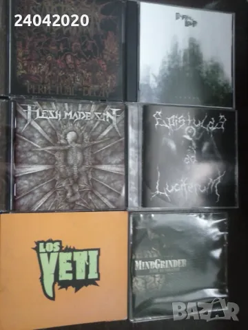 Metal Cd's оригинални Thrash/Death/Black разпродажба