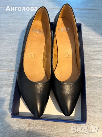 Елегантни кожени обувки, снимка 2 - Дамски обувки на ток - 42010414