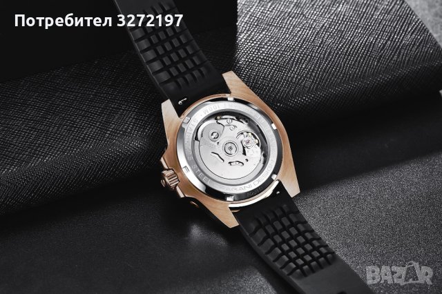 PAGANI DESIGN автоматичен часовник с Японски механизъм SEIKO NH35,стъкло сапфир,водоустойчив, снимка 6 - Мъжки - 41397371