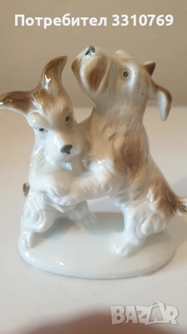 Рядки находки- красиви антикварни порцеланови статуетки на ловни кучета"Кокер шпаньол"., снимка 10 - Статуетки - 53315192