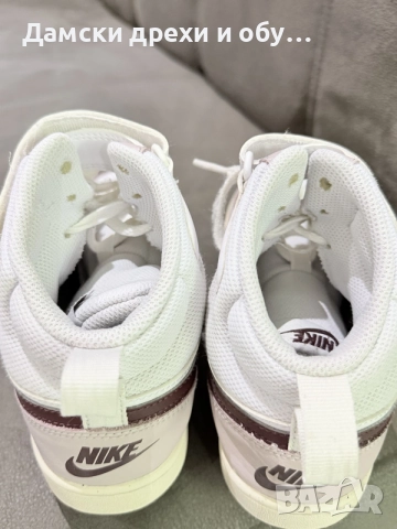 NIke кожени сникърси високи , снимка 5 - Маратонки - 56238477
