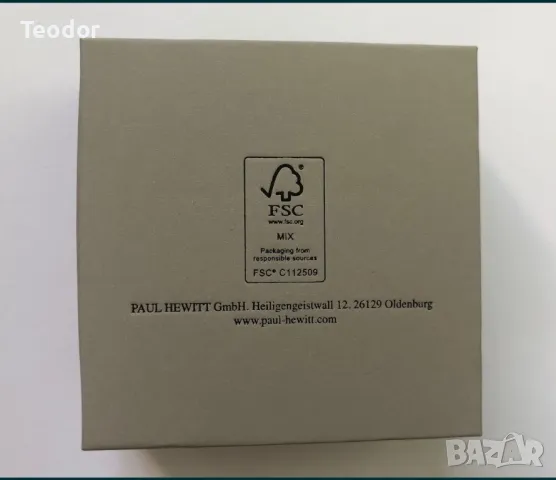 Нов Оригинален елегантен сребърен пръстен с камък Paul Hewitt, снимка 6 - Пръстени - 50433091