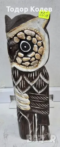 Бухалче от дърво , снимка 3 - Статуетки - 50192036