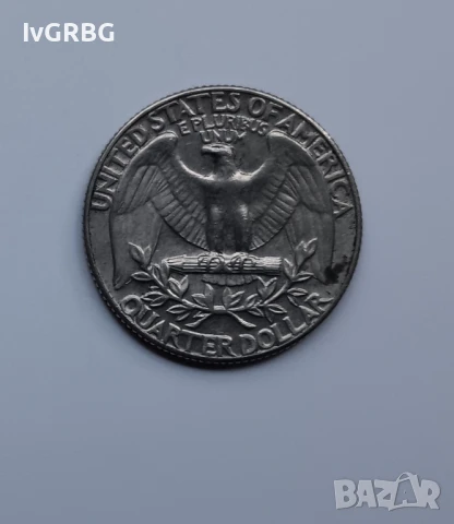 25 цента САЩ 1973 1/4 долар САЩ 1973 Американска монета Четвърт долар 1973 Америка , снимка 4 - Нумизматика и бонистика - 50499097