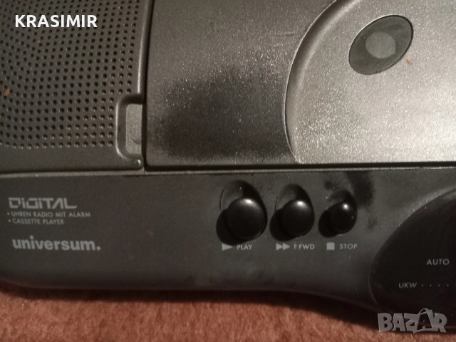 РадиоКасетофонЧасовникАларма Universum Digital. , снимка 5 - Радиокасетофони, транзистори - 52162474