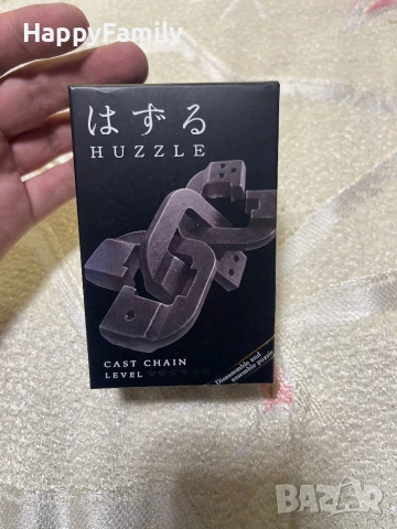 3D Метален Японски логически пъзел HANAYAMA CAST HUZZLE CHAIN