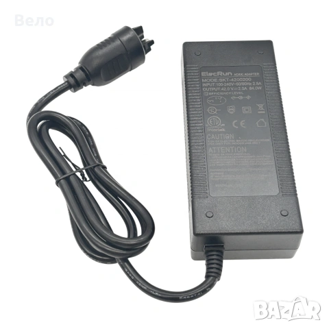 Зарядно устройство Bikepower за електрически велосипеди Bosch 42V, съвместимо с Active Line, Perform