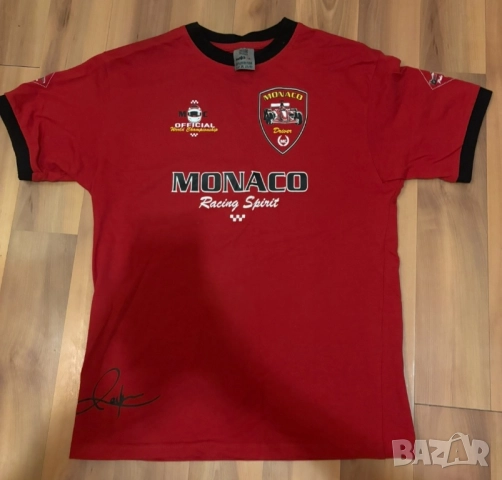 Червена тениска от Монако, Размери: M-S