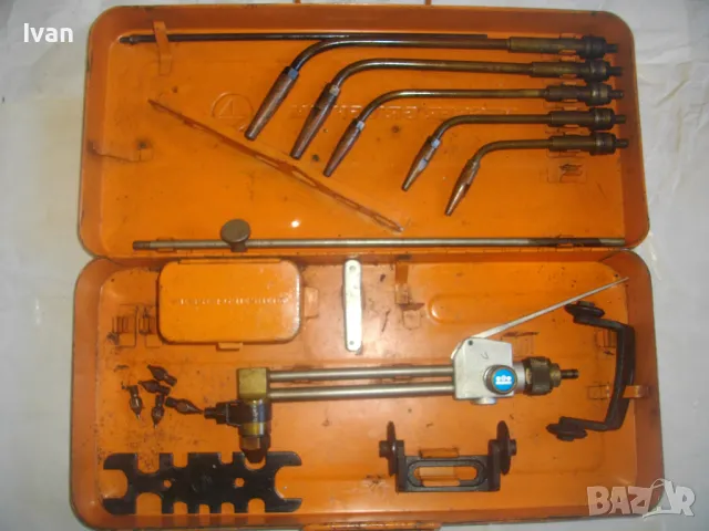 MESSER GRIESHEIM Нидерландски комплект за ГАЗО-ПЛАМЪЧНО РЯЗАНЕ ЗАВАРЯВАНЕ Оксижен Профи 18 части , снимка 2 - Други инструменти - 47280013