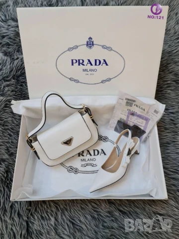 обувки на ток prada , снимка 2 - Дамски обувки на ток - 51273208
