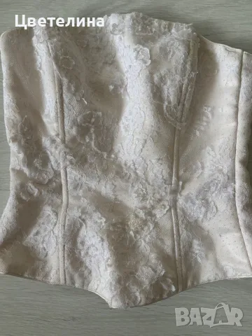 Сватбено бюстие , снимка 2 - Корсети, бюстиета, топове - 50434307