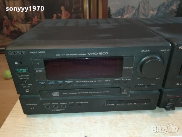 sony cd receiver+sony deck-made in japan 0103221838, снимка 2 - Ресийвъри, усилватели, смесителни пултове - 35960863