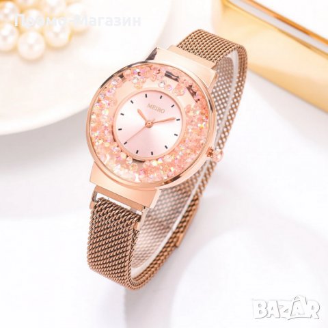 Дамски часовник с магнитна верижка., снимка 6 - Дамски - 29393513