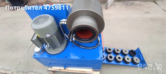 МАШИНА ЗА КРИМПВАНЕ НА ХИДРАВЛИЧНИ МАРКУЧИ, снимка 3 - Други машини и части - 53768157