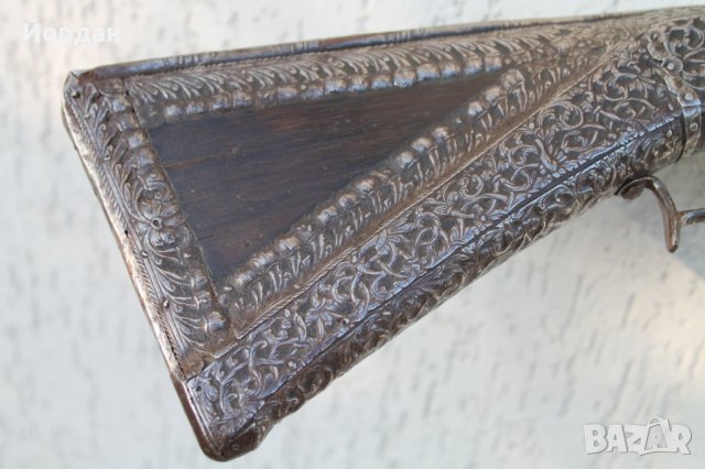 Европейска кремъчна пушка 1666 година, снимка 2 - Антикварни и старинни предмети - 42435377