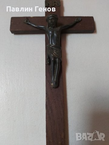 Стар кръст , Исус Христос 25х12.5см, снимка 7 - Други ценни предмети - 41394435