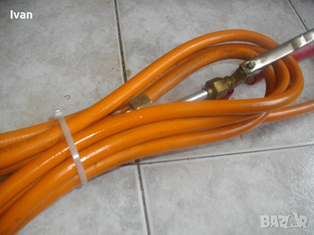 88см ГАЗОВА ГОРЕЛКА ЗА ХИДРОИЗОЛАЦИИ ПОКРИВИ НЕМСКА МАСИВНА CFH С МАРКУЧ 5 м ОРИГИНАЛНИ, снимка 3 - Други инструменти - 41515490