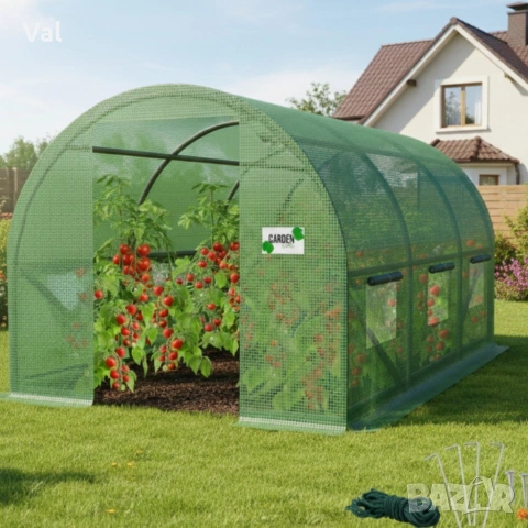 Компактна оранжерия - професионална защита и идеални условия за вашите култури - 3 х 2 х 2м 