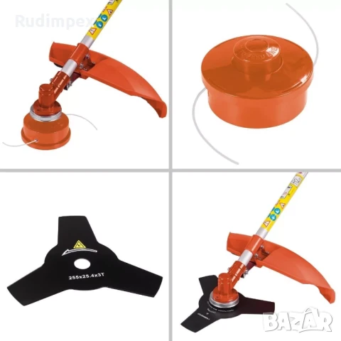 Бензинов тример за трева с разглобяем прът 52 куб.см, GREENYARD BC52 | Rudimpex.com, снимка 10 - Градинска техника - 50601261