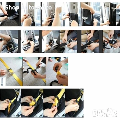 Универсални предпазни колани Automat-за автомобили, Цветни, снимка 11 - Аксесоари и консумативи - 53758875
