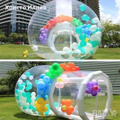 Надуваема балонена къща тип иглу балонна палатка за парти 4м