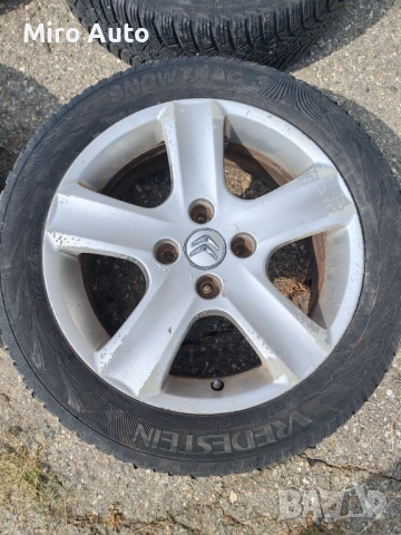 Лети джанти 16ки от Ситроен Ц3 2005г , снимка 4 - Гуми и джанти - 52255049